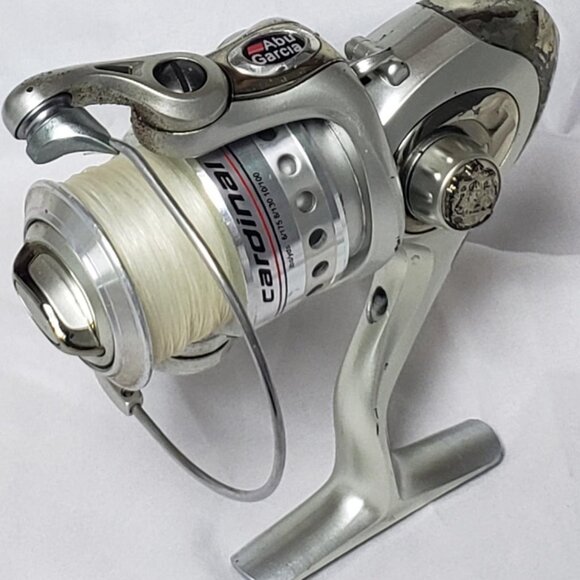 Abu Garcia Cardinal Spinning Reel Model 503 Fishing SILVER - Picture 6 of 9